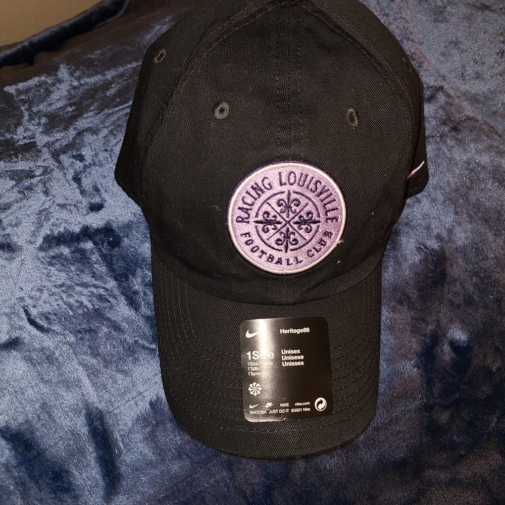 Nike Black Cap with Purple Emblem